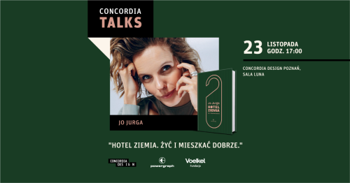 Jo Jurga, "Hotel Ziemia. Żyć i mieszkać dobrze."- spotkanie autorskie