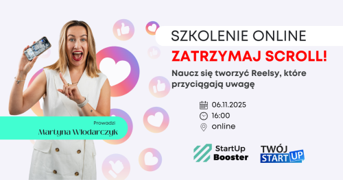 Szkolenie: Skuteczny Instagram- stwórz Reelsy, które wciągają w 3 sekundy