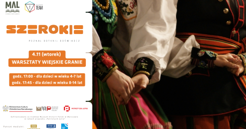 Wiejskie granie - warsztaty dla dzieci w wieku 8-14 lat