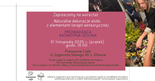 Naturalne dekoracje stołu z elementami terapii sensorycznej