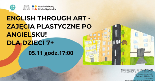 English Through Art - ZAJĘCIA PLASTYCZNE PO ANGIELSKU! dla dzieci 7+