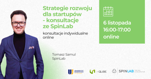 Strategie rozwoju dla startupów - konsultacje ze SpinLab