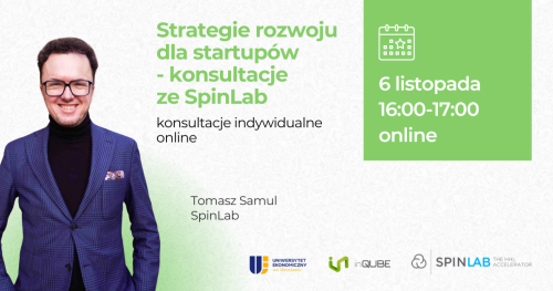 Strategie rozwoju dla startupów - konsultacje ze SpinLab