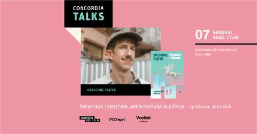 Spotkanie z Grzegorzem Piątkiem "Świątynia i śmietnik"