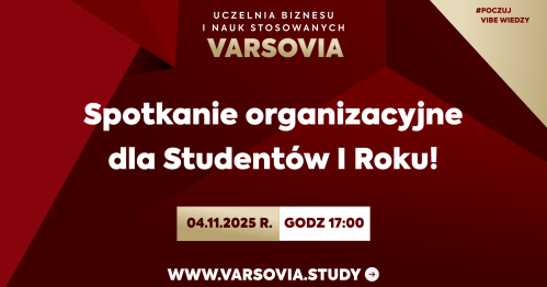 Spotkanie organizacyjne dla Studentów I Roku!