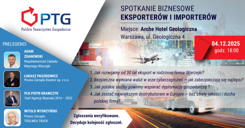 Spotkanie Biznesowe Eksporterów i Importerów