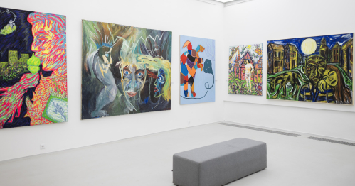 Oprowadzanie autorsko-kuratorskie po wystawie "Pozytywna ekspresfuzja" w Galerii Miejskiej