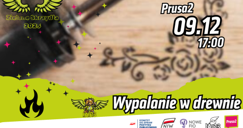 Ozdobne wypalanie w drewnie