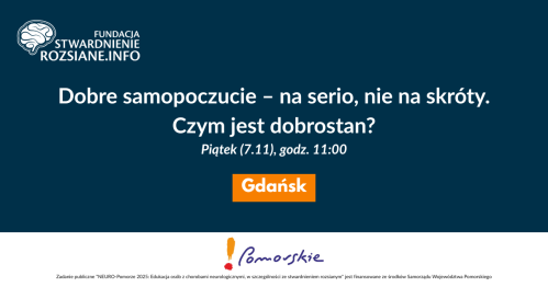 Dobre samopoczucie: na serio, nie na skróty. Czym jest dobrostan? - warsztaty w Gdańsku (07.11.2025, godz. 11:00)