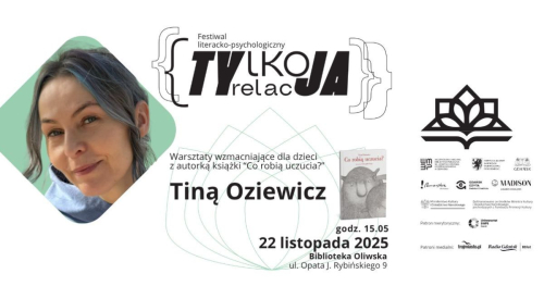 Warsztaty dla dzieci z Tiną Oziewicz: Co robią uczucia?