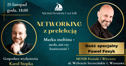 🏡 Nieruchomości na Fali ⛵🌊 - spotkanie networkingowe z prelekcją