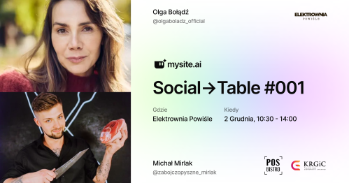#001 Social → Table: Nowoczesna gastronomia od kuchni po marketing