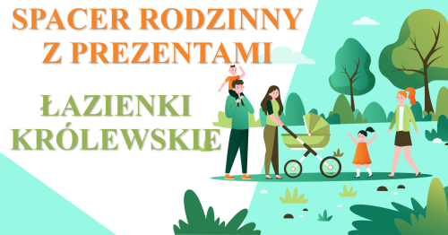 Łazienki Królewskie. Spacer rodzinny z prezentami - niedziela 30 listopada 2025 r.