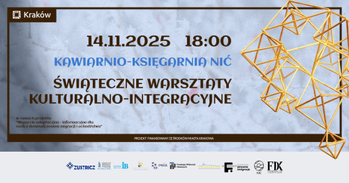 Świąteczne warsztaty kulturalno-integracyjne - Wyplatanie Pająków 14.11.25