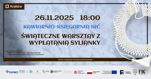 Świąteczne warsztaty kulturalno-integracyjne - Wyplatanie sylianky 26.11.25