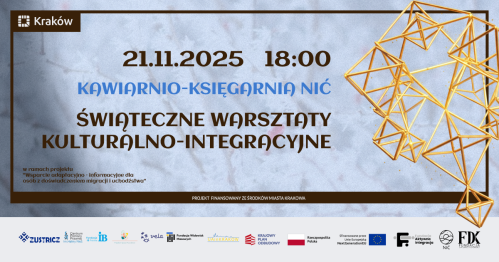 Świąteczne warsztaty kulturalno-integracyjne - Wyplatanie Pająków 21.11.25