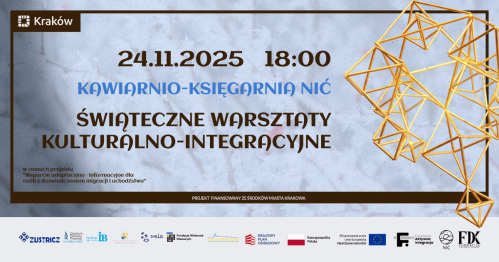 Świąteczne warsztaty kulturalno-integracyjne - Wyplatanie Pająków 24.11.25