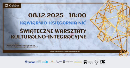 Świąteczne warsztaty kulturalno-integracyjne - Wyplatanie Pająków 8.12.25