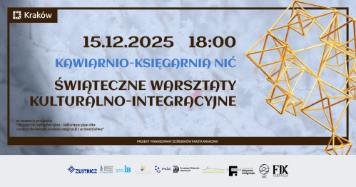 Świąteczne warsztaty kulturalno-integracyjne - Wyplatanie Pająków 15.12.25