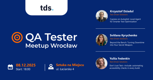 QA Tester Meetup Wrocław