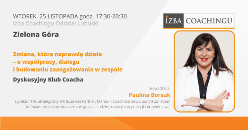 Zmiana, która naprawdę działa - o współpracy, dialogu i budowaniu zaangażowania w zespole