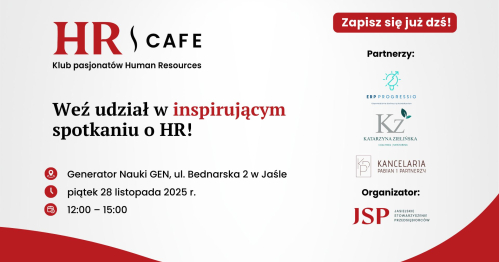 HR Cafe - listopadowe warsztaty w klubie pasjonatów HR w Jaśle