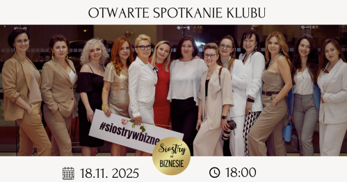 Spotkanie Klubu Siostry w Biznesie 18 listopada 2025