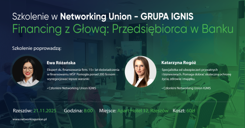Szkolenie: Financing z Głową: Przedsiębiorca w Banku