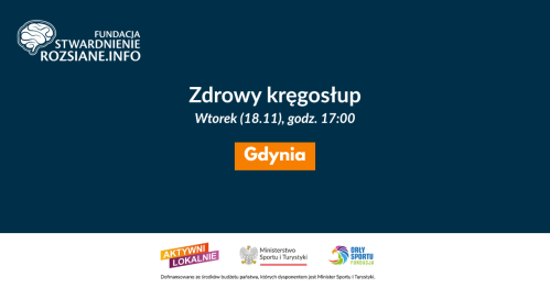 Zdrowy kręgosłup - zajęcia w Gdyni dla osób ze stwardnieniem rozsianym (18.11.2025)