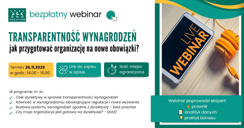 TRANSPARENTNOŚĆ WYNAGRODZEŃ - jak przygotować organizację na nowe obowiązki?