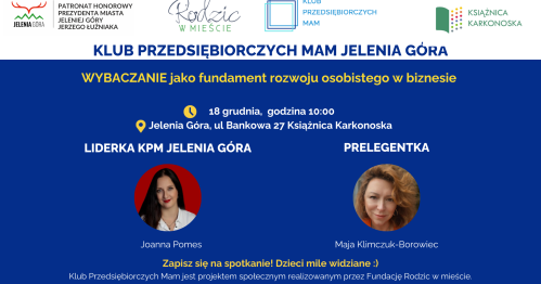 Klub Przedsiębiorczych Mam Jelenia Góra - 18.12.2025