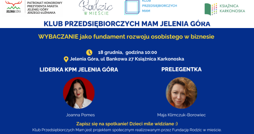 Klub Przedsiębiorczych Mam Jelenia Góra - 18.12.2025