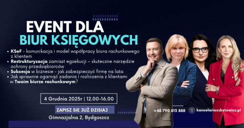 𝗘𝗩𝗘𝗡𝗧 𝗱𝗹𝗮 𝗕𝗶𝘂𝗿 𝗞𝘀𝗶𝗲̨𝗴𝗼𝘄𝘆𝗰𝗵 - 𝗕𝘆𝗱𝗴𝗼𝘀𝘇𝗰𝘇 (𝗜𝗜𝗜 𝗘𝗱𝘆𝗰𝗷𝗮!)