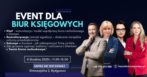 𝗘𝗩𝗘𝗡𝗧 𝗱𝗹𝗮 𝗕𝗶𝘂𝗿 𝗞𝘀𝗶𝗲̨𝗴𝗼𝘄𝘆𝗰𝗵 - 𝗕𝘆𝗱𝗴𝗼𝘀𝘇𝗰𝘇 (𝗜𝗜𝗜 𝗘𝗱𝘆𝗰𝗷𝗮!)