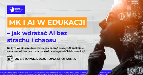 [Webinar] MK i AI w edukacji - jak wdrażać AI bez strachu i chaosu