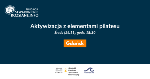 Ćwiczenia "Aktywizacja z elementami pilatesu" w Gdańsku (26.11.2025, godz. 18:30)