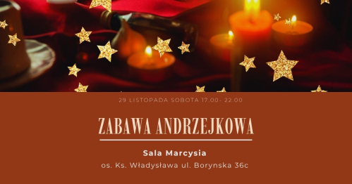 ZABAWA ANDRZEJKOWA DLA SENIORÓW