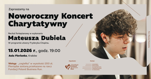 Noworoczny Koncert Charytatywny Fundacji Poland Business Run