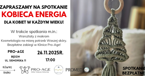 KOBIECA ENERGIA W PRO-AGE
