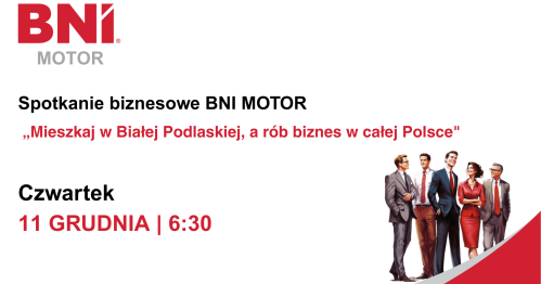 Spotkanie biznesowe BNI MOTOR