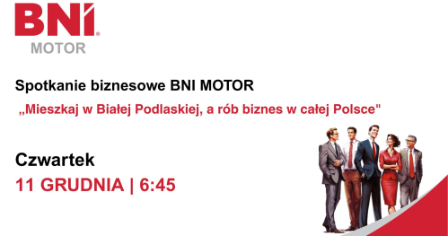 Spotkanie biznesowe BNI MOTOR