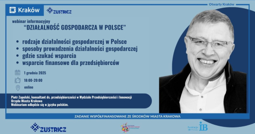 Webinar informacyjny "Działalność gospodarcza w Polsce"