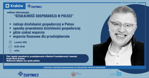 Webinar informacyjny "Działalność gospodarcza w Polsce"