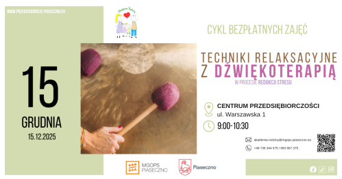 Techniki relaksacyjne z dźwiękoterapią w procesie redukcji stresu