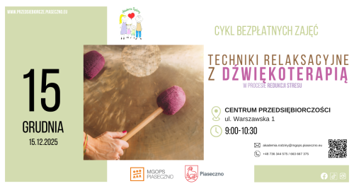 Techniki relaksacyjne z dźwiękoterapią w procesie redukcji stresu