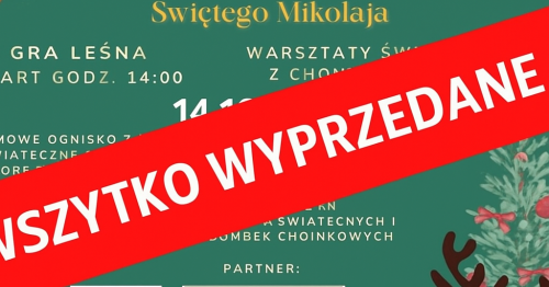 WYPRZEDANE Gra Leśna  - w poszukiwaniu Rudolfa z zaprzęgu Św. Mikołaja