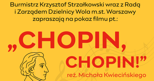 Pokaz filmu "Chopin, Chopin!" 10.12.2025 r.