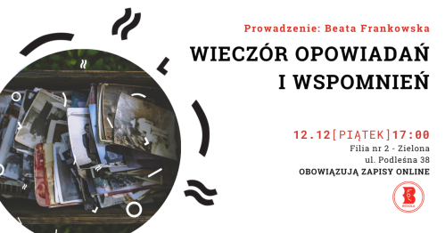 Wieczór opowiadań i wspomnień w Bibliotece w Wesołej