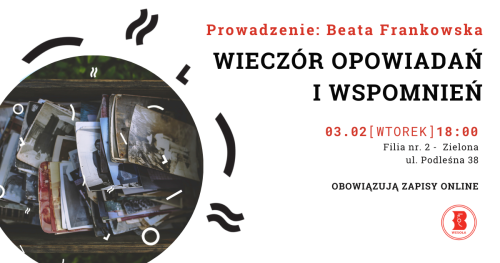 Wieczór opowiadań i wspomnień w Bibliotece w Zielonej