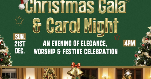 Gala & Carol Dinner Night 2025